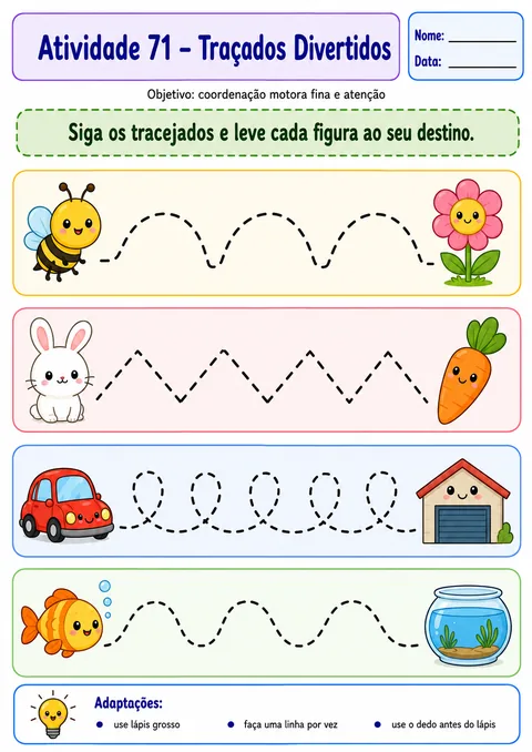 Atividade: traçados